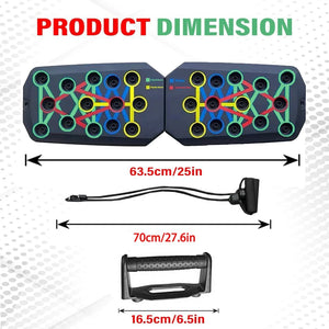 Portable Foldable Push-up Board Set for Full-Body Fitness