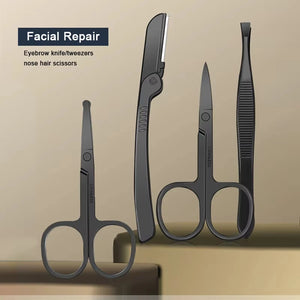 8/12/15/20/24pcs black Nail clipper set