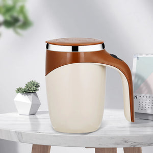 Rechargeable Automatic Magnetic Stirring Mug – Portable Stainless Steel Coffee Maker