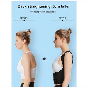 Breathable Back Posture Corrector for Women & Kids – Support Belt & Shoulder Brace