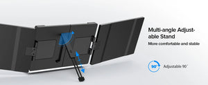 EVICIV 14" Triple Portable Monitor – 2K 1440P, USB-C, Laptop Screen Extender for Windows, Mac, Chrome