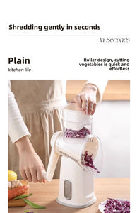 Multifunctional Salad & Veggie Cutter – Slicer, Shredder, Grater