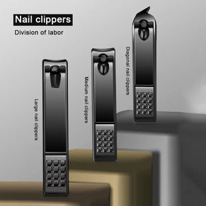 8/12/15/20/24pcs black Nail clipper set
