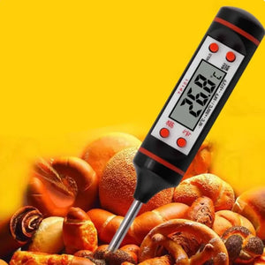 Digital Kitchen & Grill Food Thermometer with Probe & LCD Display