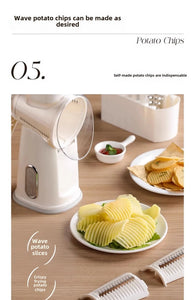 Multifunctional Salad & Veggie Cutter – Slicer, Shredder, Grater