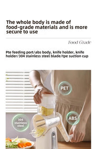 Multifunctional Salad & Veggie Cutter – Slicer, Shredder, Grater
