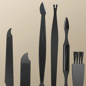 8/12/15/20/24pcs black Nail clipper set