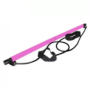Portable Yoga & Pilates Resistance Bar | Home Gym Muscle Toning & Stretching