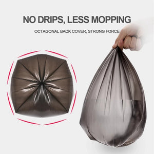 100Pcs Black Biodegradable Pet Waste & Trash Bags, 45x50cm