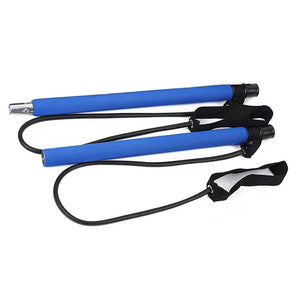 Portable Yoga & Pilates Resistance Bar | Home Gym Muscle Toning & Stretching