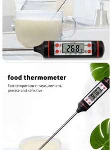 Digital Kitchen & Grill Food Thermometer with Probe & LCD Display