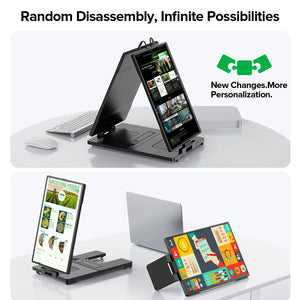 EVICIV 14" Triple Portable Monitor – 2K 1440P, USB-C, Laptop Screen Extender for Windows, Mac, Chrome