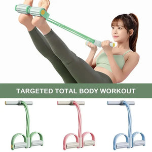 Portable Yoga & Pilates Resistance Bar | Home Gym Muscle Toning & Stretching