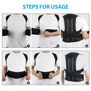 Breathable Back Posture Corrector for Women & Kids – Support Belt & Shoulder Brace