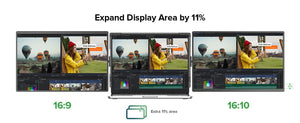 EVICIV 14" Triple Portable Monitor – 2K 1440P, USB-C, Laptop Screen Extender for Windows, Mac, Chrome