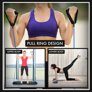 Portable Foldable Push-up Board Set for Full-Body Fitness