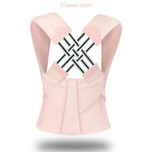Breathable Back Posture Corrector for Women & Kids – Support Belt & Shoulder Brace
