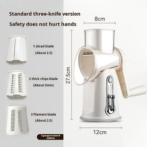 Multifunctional Salad & Veggie Cutter – Slicer, Shredder, Grater
