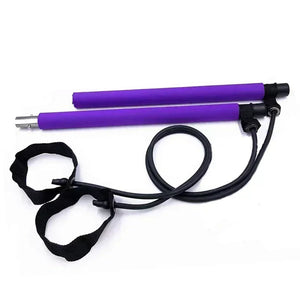 Portable Yoga & Pilates Resistance Bar | Home Gym Muscle Toning & Stretching