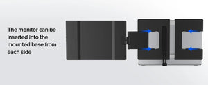 EVICIV 14" Triple Portable Monitor – 2K 1440P, USB-C, Laptop Screen Extender for Windows, Mac, Chrome