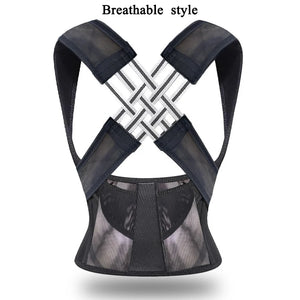 Breathable Back Posture Corrector for Women & Kids – Support Belt & Shoulder Brace