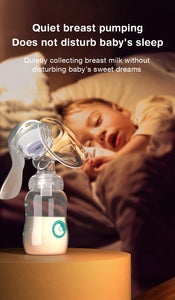 Manual Breast Pump with Nipple & Milk Bottle – Postpartum Feeding